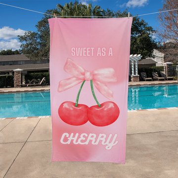 Sweet As A Cherry Towel