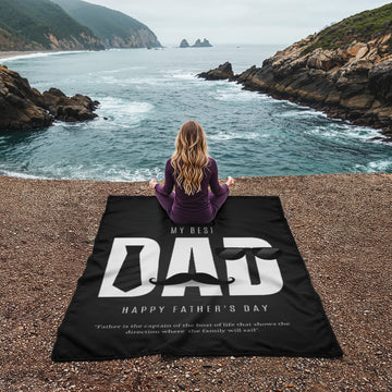 Fleece Blanket Fathers Day Gift