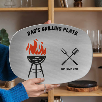 Dad's Grilling Serving Platter