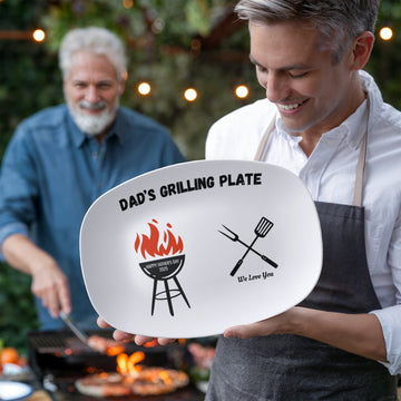 Dad's Grilling Serving Platter