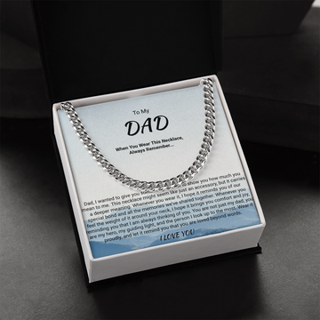 To My Dad Necklace