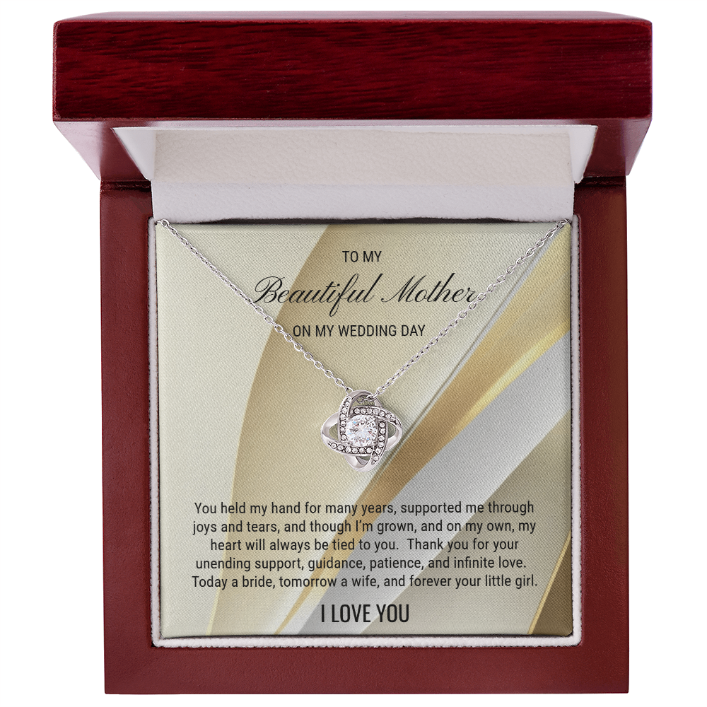 Mother Of The Bride Gift Love Knot Necklace