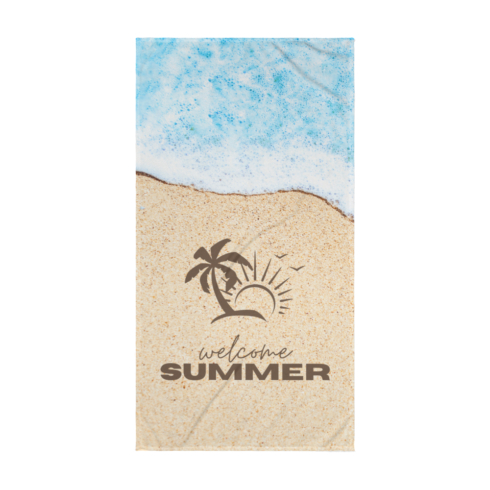 Welcome Summer Beach Towel