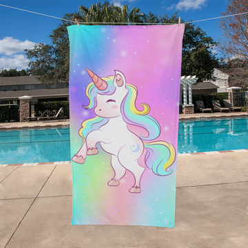 Magical Unicorn Beach Towel